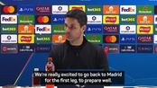 Mikel Arteta previews Arsenal's Champions League semi-final tie against Atletico Madrid after beating Sporting